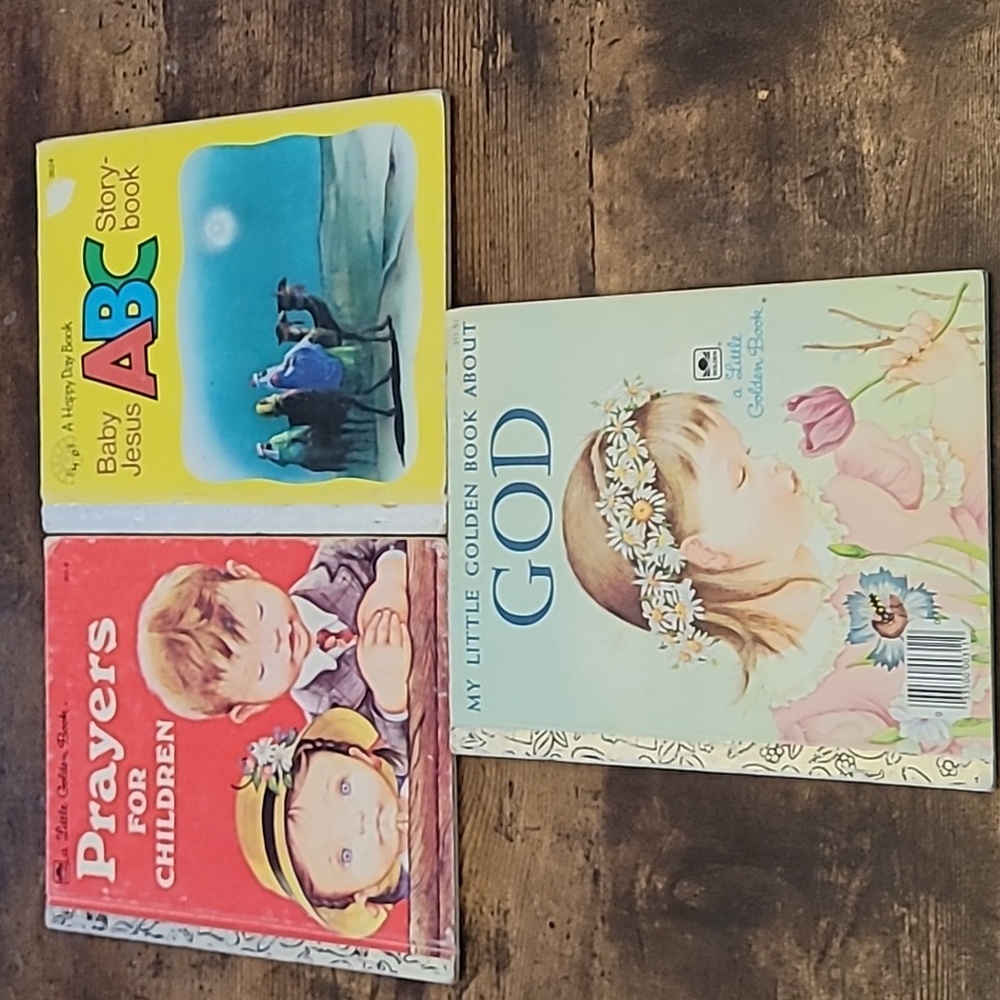 Lot of 3 Vintage Children's Books - Religious
